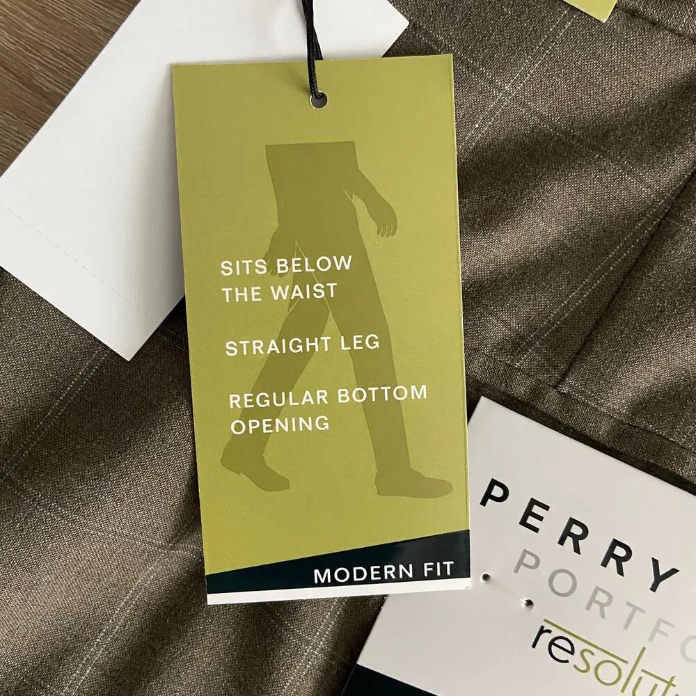 Perry Ellis Dress Pants Portfolio Men's 38